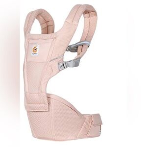 Ergobaby Alta convertible Carrier to hip seat blush pink